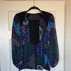 Nanette Lepore Multicolor Patterned Blouse